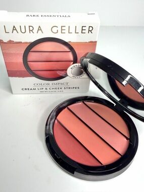 Laura Geller Color Impact Cream Lip & Cheek Stripes Bare Essentials